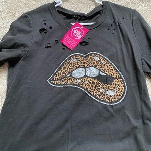 Size Small Distressed Closet Candy Boutique Tee!